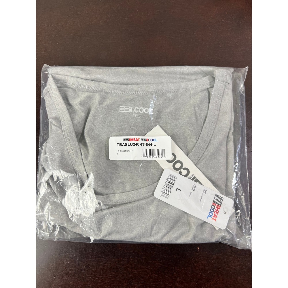 32 Degrees Cool Tank Top Gray L NWT Moisture-Wicking Quick Dry Activewear - Picture 4 of 10